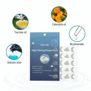 แผ่นปิดสิวสมุนไพร ปราศจากการทดลองกับสัตว์ ไฮโดรคอลลอยด์ ปิดผนึกติดแน่น แผ่นปิดสิวเรืองแสงกลางคืน 20 จุด - Product Image 5