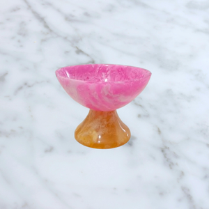 Tazón de Helado de Resina Hecho a Mano Colorido, Personalizado, Ecológico, Desechable, Elegante para Servir Comida en Fiestas - Product Image 1