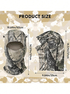 Hot Design Ski Chasse Cagoule À Capuche Masque Respirant Étanche 100% Polyester Sport Pêche En Plein Air Unisexe - Product Image 5