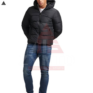Chaqueta Acolchada de Primera Calidad al por Mayor para Hombre, Color Personalizado, Talla Grande, Abrigo Sólido Protector Cálido y Transpirable - Product Image 4