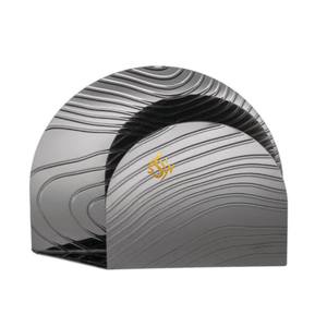 Porte-serviettes design moderne en acier inoxydable forme personnalisée argent polonais porte-mouchoirs en papier Table à manger utilisation dans le salon - Product Image 2