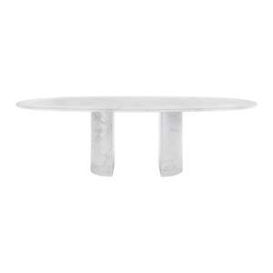 Dolmen Modern Style Dining Table <b>Set</b> <b>Square</b> and Oval Sintered Stone and Marble Solid Wood Assembled for Home Bar - Product Image 4