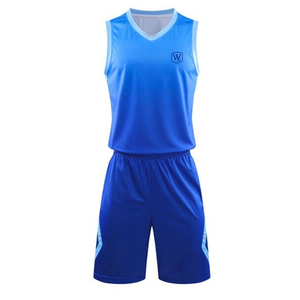 ชุดบาสเก็ตบอลแขนสั้นใส่สบาย ชุดกีฬากลางแจ้ง ชุดบาสเก็ตบอลสำหรับขาย - Product Image 1
