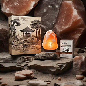 โคมไฟเกลือหิมาลัยธรรมชาติ10-12กก. เป็นมิตรกับสิ่งแวดล้อมปรับแต่งความรักในบ้านตัวอักษรสัตว์ - Product Image 6