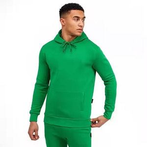 Sudadera con capucha para hombre de peso pesado de alta calidad, ropa de calle personalizada al por mayor para entrenamiento de invierno, moda teñida lisa - Product Image 3