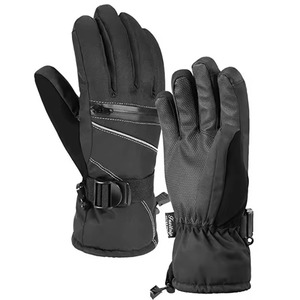 Guantes de esquí de invierno para hombres de alta calidad Guantes de cuero cálidos a prueba de viento e impermeables a un precio - Product Image 1