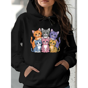 Sudadera Kinitwear para mujer Otoño/Invierno hecha en China sudadera estándar de ocio de un color - Product Image 1