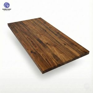 Plan de travail en bois d'acacia, finition huilée, qualité BC, 25x72 pouces, fabriqué au Vietnam, épaisseur personnalisable de 1,25 à 1,5 pouces - Product Image 1