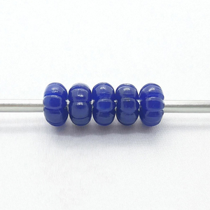 ลูกปัดหินหยกธรรมชาติขนาด14x8มม. รูใหญ่ทรงหลวมสไตล์ยุโรปขายส่ง - Product Image 3