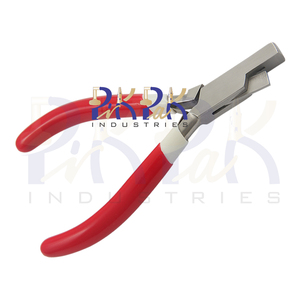 Pince à rainurer pour bracelet avec poignées en PVC, taille 140 mm, rainures de 1,5 mm de large, avec double ressort, pince à découper les bracelets de montre en acier inoxydable - Product Image 2