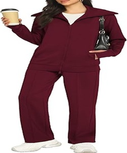 Ensemble deux pièces de haute qualité pour femmes, veste et pantalon long, couleur personnalisée légère, coupe classique - Product Image 4