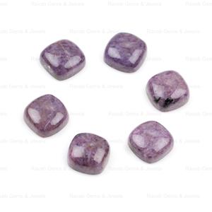 ควอตซ์สีม่วงธรรมชาติคุณภาพสูงขนาด 12 มม. รูปทรงคุชชั่นขัดเรียบ ปรับขนาดได้ เหมาะสำหรับทำเครื่องประดับ - Product Image 5
