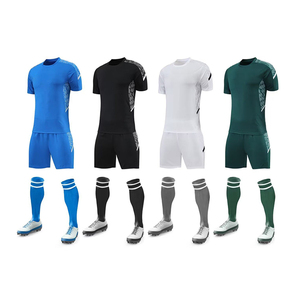 Conjunto de Camiseta de Fútbol para Hombre con Logotipo Personalizado, Impresión Digital, Secado Rápido, Antibacteriana, Uniforme para Club o Equipo, Estilo Retro, 240g - Product Image 4