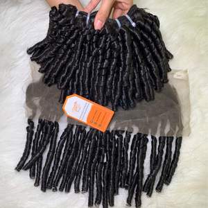 ผมต่อแบบมนุษย์สำหรับต่อผมมนุษย์วิกผมดิบแบบเวียดนามผมหยิกเป็นลอน - Product Image 1