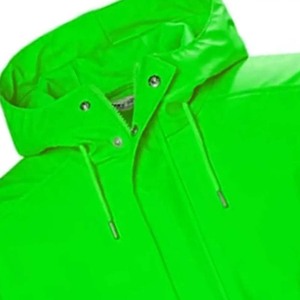 Waterproof Windproof Reflective Custom PVC/Polyester Hooded <b>Raincoat</b> for Outdoor Work Cycling Hiking & Safety Use Unisex - Product Image 2