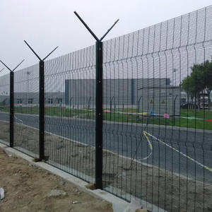 Clôture <span class=keywords><strong>de</strong></span> sécurité en treillis soudé Clear View 358 anti-escalade avec barbelés pour la protection périmétrique - Product Image 5