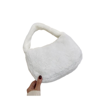 Sac fourre-tout en peluche tendance et abordable en gros, sac de voyage portable réutilisable