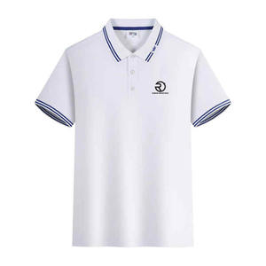 Heavyweight 350GSM High Quality Men's Plain Polo Shirt Blank Short-Sleeved Sports Casual <b>Golf</b> Polo T Shirts for Wholesale - Product Image 5