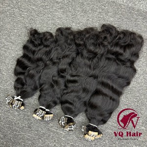 Extensiones de Cabello Humano Natural Virgen Vietnamita de Alta Calidad, Ondulado, con Cinta Adhesiva, Doble Trama a Máquina - Product Image 3