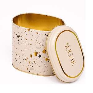 ครีมหินขัด1.4L โลหะรูปวงรีขนาด140x120x130มม. สำหรับเก็บอาหารและภาชนะ - Product Image 2