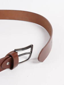 Cinturones de hebilla de Pin de moda para hombres Jeans de lujo personalizados de alta calidad Cuero genuino OEM Venta al por mayor Cinturones de vestir formales Diseño - Product Image 6