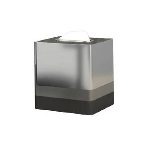 Caja de pañuelos para servilletas de Metal cuadrado Chapado en plata, nuevo diseño para gabinetes de cocina para Hotel, hogar, restaurantes, centro de mesa - Product Image 2