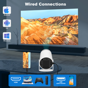 Mini <span class=keywords><strong>Proyector</strong></span> HY300 Ligero, <span class=keywords><strong>Vertical</strong></span>, con Keystone Automático, 160 Ansi, 720P - Product Image 4