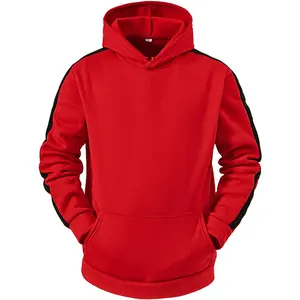 Logo personalizzato multicolore abbigliamento sportivo pantaloni da jogging completo da palestra in polvere rosso 3 tuta da ginnastica con cappuccio tuta da uomo