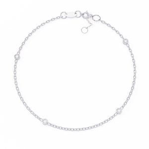 "18k <b>Gold</b> Lab Grown Diamond Bracelet-Elegant & Dazzling" - Product Image 2