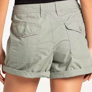 Nuevo estilo de pantalones cortos de carga de las mujeres con bolsillos profundos y tela duradera para el uso al aire libre pantalones cortos de las mujeres - Product Image 4
