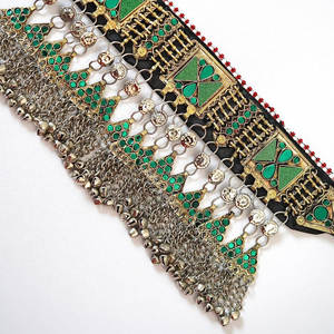 ชุดเครื่องประดับอัฟกานิสถานน้ำหนักเบาสำหรับงานหนักต่างหูสร้อยคอวินเทจสำหรับผู้หญิงเด็กผู้หญิงขายดีสำหรับงานแต่งงาน - Product Image 5