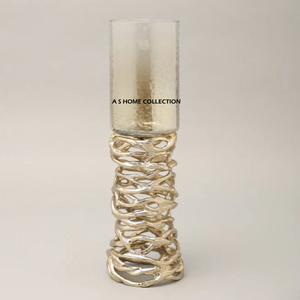 Vintage Hot Selling Aluminium <b>Gold</b> <b>Candle</b> Holder Customized Candelabra Wedding Tabletop Decoration Export Quality Manufacturer - Product Image 6