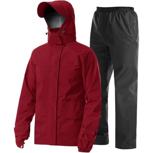 Chándales de lluvia con logotipo personalizado de talla grande para uso en exteriores para hombre, chándal de lluvia de material duradero de último estilo para hombre en servicio OEM - Product Image 1