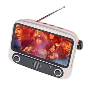 Portatile porta telefono TV altoparlante Radio con suono Stereo, FM, Bluetooth, schermo di visualizzazione per cellulare universale - Product Image 1