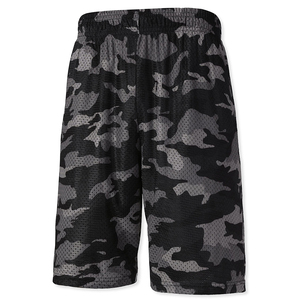 Shorts de basket-ball pour hommes de haute qualité au design vintage, logo brodé personnalisé, style streetwear, shorts en polyester imperméables vierges - Product Image 4