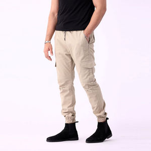 Vente en gros de nouveaux pantalons cargo pour hommes à la mode pantalons cargo de couleur unie imprimés avec logo personnalisé de haute qualité avec service OEM - Product Image 1