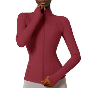 Veste zippée ajustée pour femme, idéale pour l'entraînement, la course et les activités de plein air – Fournisseur OEM/ODM - Product Image 1