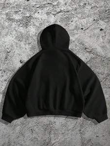 Sudadera con capucha de gran tamaño a la moda, forro polar cálido, estilo callejero Unisex para clima fresco - Product Image 5