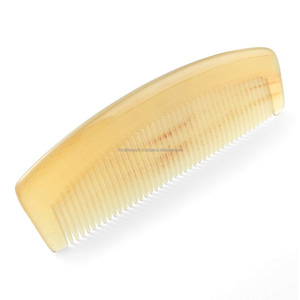 Nueva llegada de cuerno de Búfalo, peine para piojos, mango largo, Natural accesorio para el cuidado del cabello, herramienta de estilismo de RF Crafts - Product Image 2