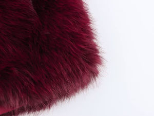 Manteau en fausse laine d'hiver personnalisé pour femmes, manteau long en fausse fourrure de luxe pour femmes, manteau d'hiver pour femmes avec col en fausse fourrure - Product Image 6