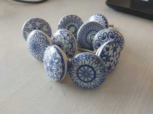 Boutons de tiroir en céramique poignées de porte pour commode armoire armoires de cuisine intérieur de maison-pour salon chambre entrepôt école - Product Image 3