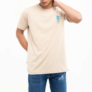 Camiseta de algodón liso con hombros caídos del fabricante, impresión personalizada, material duradero ligero de alta calidad, camisetas con hombros caídos para hombres - Product Image 2