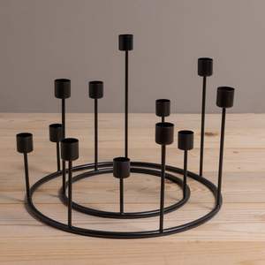 เชิงเทียนโลหะทำด้วยมือสำหรับตกแต่งงานแต่งงานงานทางการหรือห้องนั่งเล่นบรรยากาศ - Product Image 3