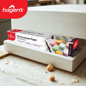 Hagen's P310 Heat Resistant Silicon Coated Non-Stick Baking Paper 300mm Wide for Oven Cakes Grilling <b>BBQ</b> Baking & Pastry <b>Tool</b> - Product Image 4