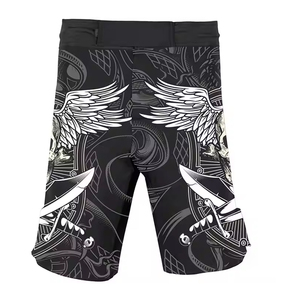 Shorts de MMA para Hombre de Buena Calidad, Impresión de Logotipo Personalizado, Estilo Frontal de Grappling, Transpirables, Ligeros, para Entrenamiento, Colores Personalizados - Product Image 5