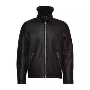 Chaquetas de Cuero para Hombre de Manga Larga, Ropa de Moda Personalizada, 100% Cuero, Cuello Alto, Ropa de Invierno, Precio Económico al por Mayor - Product Image 1