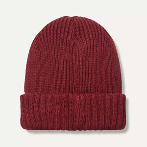 Bonnet tricoté promotionnel personnalisé à broder, bonnet d'hiver pour le ski, bonnet de sport côtelé à revers, vente chaude - Product Image 6