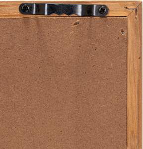 Décor à cadre en bois carré de 15.75 pouces avec papillon Art mural multicolore gris - Product Image 3