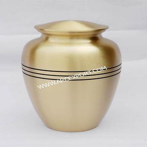 Urnas de cremación de latón de Metal de color dorado elegante de diseñador atractivo en forma de corazón, urnas funerarias de Metal de gran tamaño más vendidas a la venta - Product Image 3