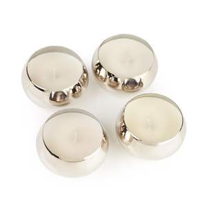 Pot à bougie en métal, bougeoir décoratif pour la décoration de la maison, centre de table, éclairage - Product Image 5